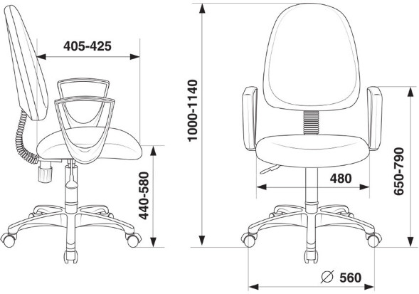 Кресло Бюрократ CH-1300N оптом