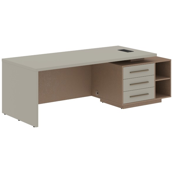 Стол руководителя с тумбой VCT 2390(R) 2300х900х750 VELION оптом