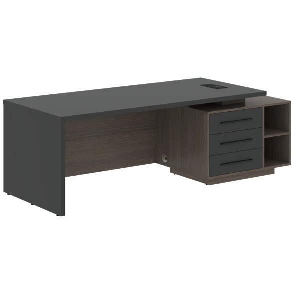 Стол руководителя с тумбой VCT 2390(R) 2300х900х750 VELION оптом