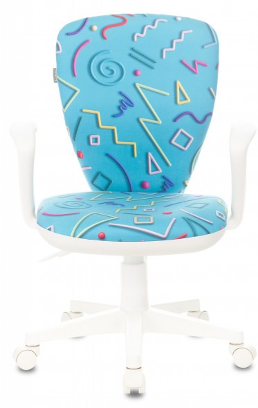 Кресло  Бюрократ KD-W10AXSN с рисунком оптом