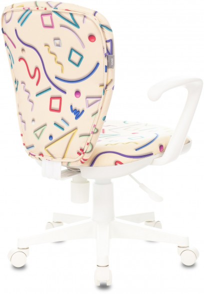 Кресло  Бюрократ KD-W10AXSN с рисунком оптом