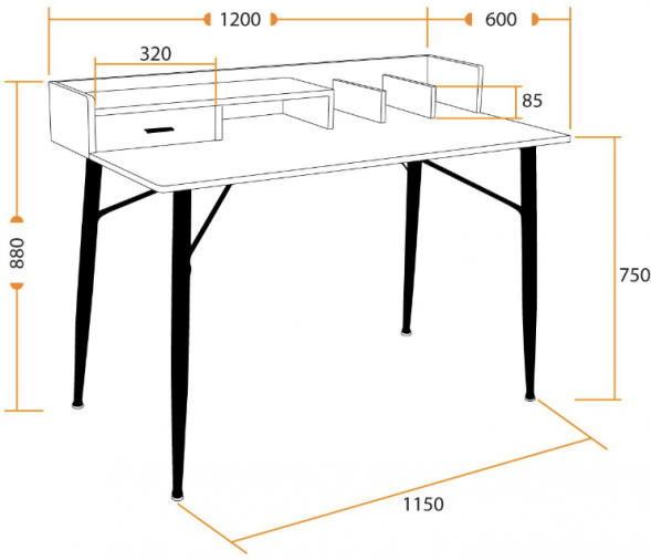 Компьютерный стол WD-13 оптом