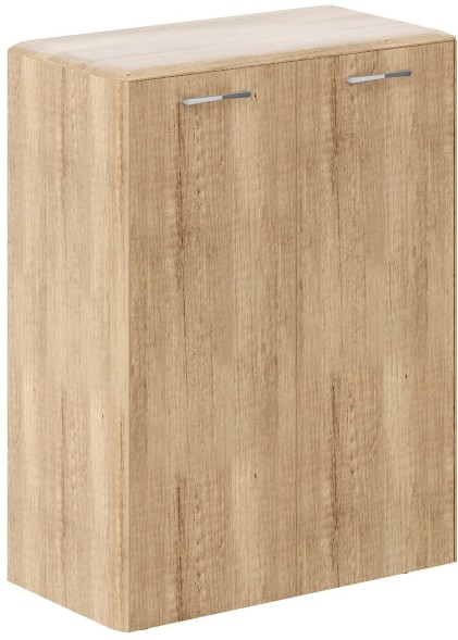 Шкаф средний с глухими дверьми и обвязкой DMC 85.1 Дуб Каньон 892х470х1185 оптом