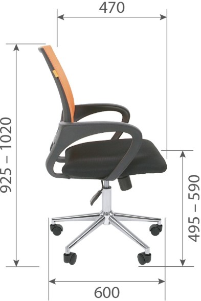 Офисное кресло CHAIRMAN 696 CHROME оптом