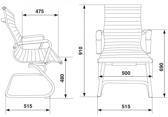 КРЕСЛО БЮРОКРАТ CH-883-LOW-V эко оптом