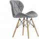 Стул Butterfly ткань светло-серый оптом