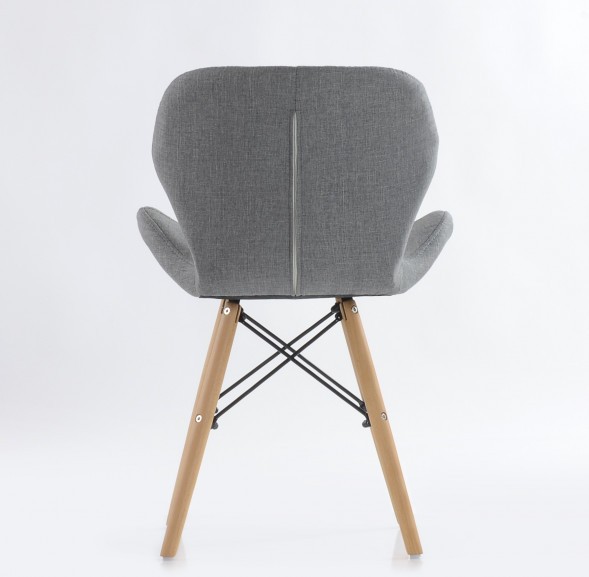 Стул Butterfly ткань светло-серый оптом