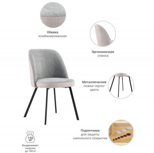 Стул Praga латте оптом