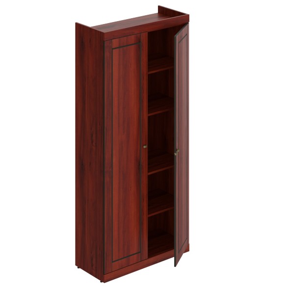 Шкаф высокий с глухими дверьми LHC 90.1 Темный каштан 900х400х2010 LAREX оптом