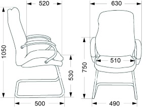 Кресло для посетителей Forum CF 