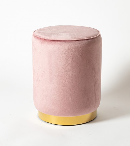 Пуф Shell с круглым основание цвет золото оптом