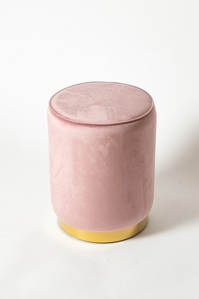 Пуф Shell с круглым основание цвет золото оптом