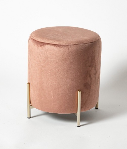 Пуф Bruno на металлических ножках золотого цвета оптом