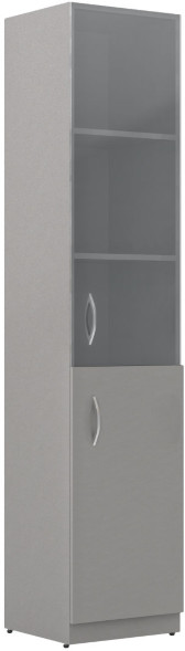 Шкаф колонка комбинированая SR-5U.2(R) Серый 386х375х1815 оптом