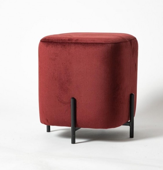 Пуф Joy на металлических ножках черного цвета оптом