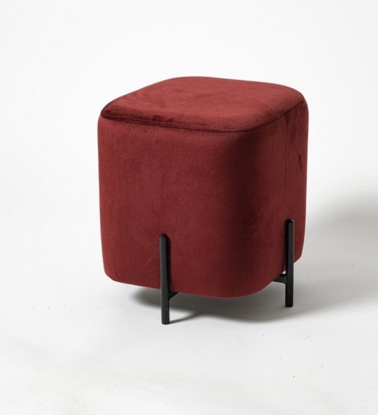 Пуф Joy на металлических ножках черного цвета оптом