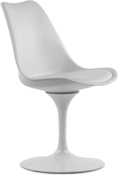 Стул Tulip style белый с белой подушкой оптом