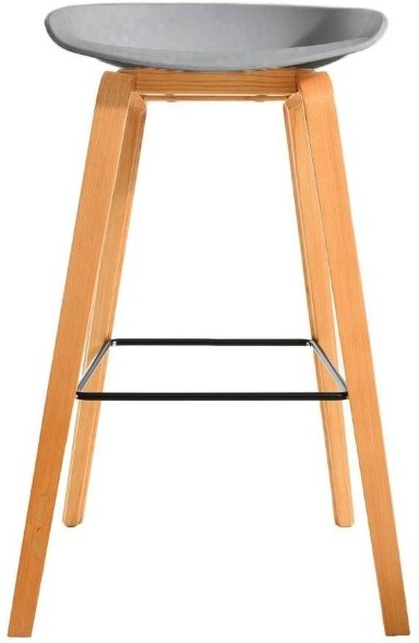 Барный стул Quadro серый оптом