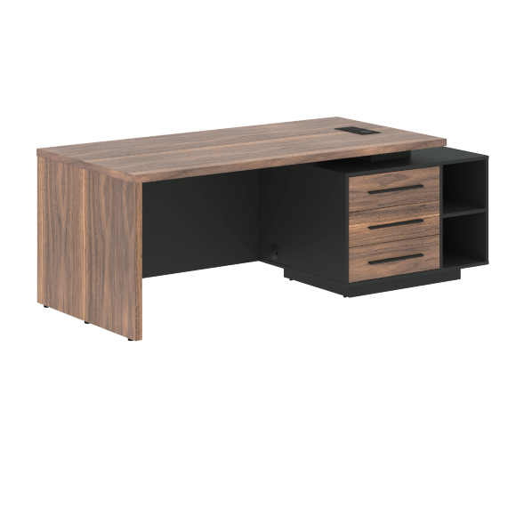 Стол руководителя с тумбой VRCT 2190(R) 2100х900х750 VE оптом