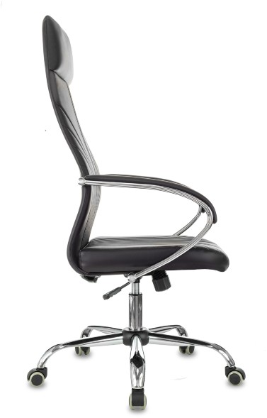 Кресло руководителя Бюрократ CH-610SL черный эко.кожа крестов. металл хром пластик черный оптом