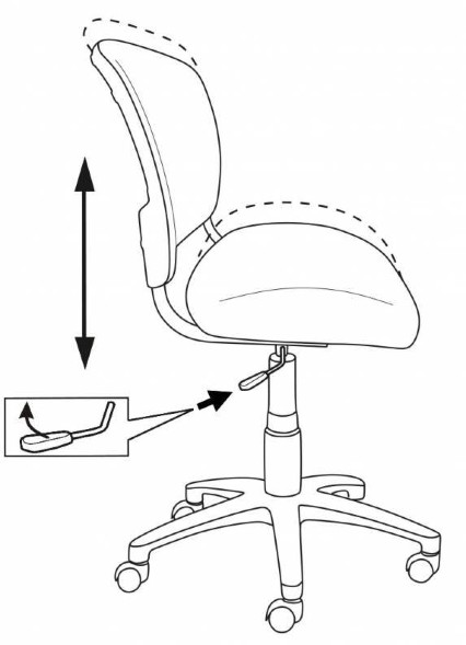 КРЕСЛО ДЕТСКОЕ БЮРОКРАТ CH-296NX/GRAFFITY оптом