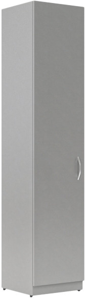 Шкаф колонка с глухой дверью SR-5U.1(L) Серый 386х375х1815 оптом