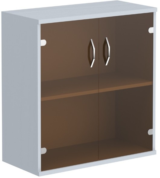 Шкаф со стеклянными дверьми СТ-3.2 Металлик 770*365*823 оптом