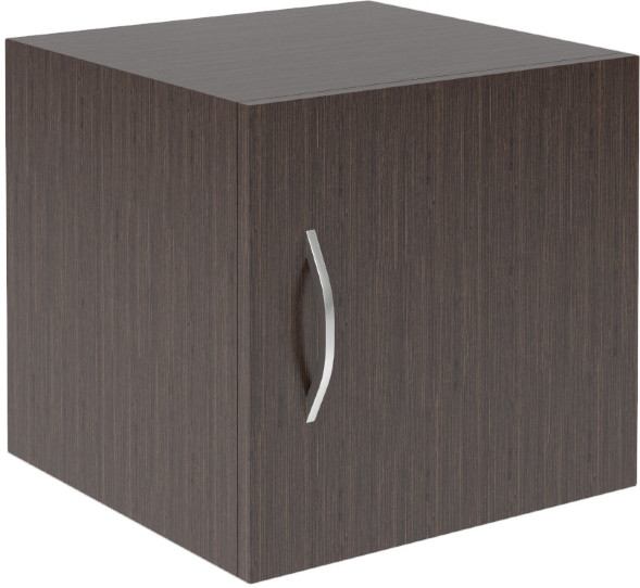 Антресоль узкая с глухой дверью SA-400.1(R) Легно темный 386х375х370 оптом