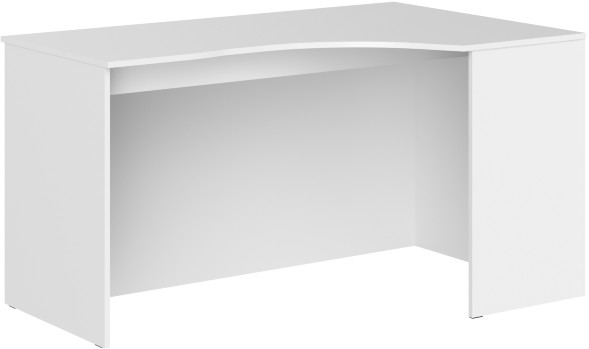 Стол эргономичный SE-1400(R) Белый 1400х900х760 SIMPLE оптом