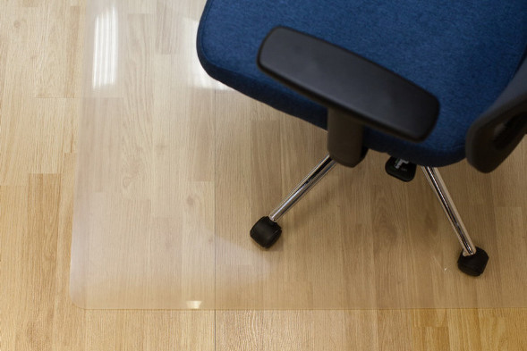 Коврик напольный Бюрократ -1019202 прямоугольный матовый для паркета, ламината полипропилен 120х90см оптом