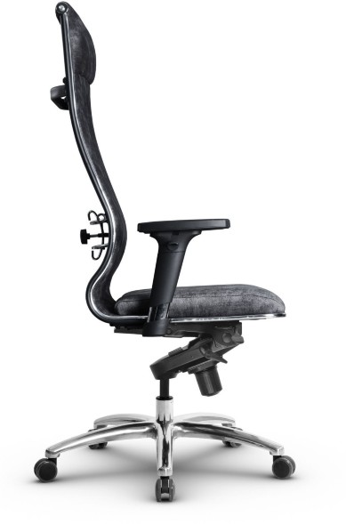 Кресло офисное Metta L (хром ов. сеч.)  велюр  оптом