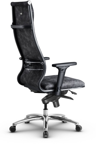 Кресло офисное Metta L (хром ов. сеч.)  велюр  оптом