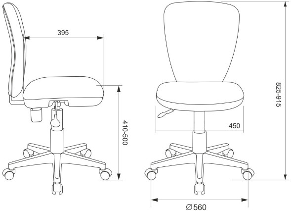 Кресло детское Бюрократ KD-W10 (пластик белый) оптом