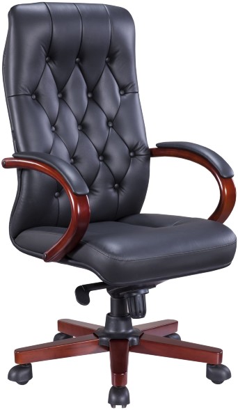 Кресло руководителя Everprof Monaco Wood Эко оптом