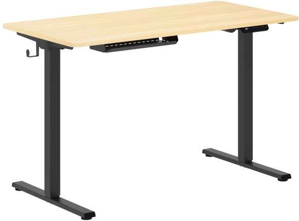 Стол письменный AT-002 Дуб Светлый/Черный 1200х600х730/1210 XTEN-UP оптом