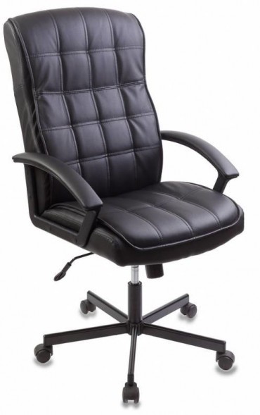 Кресло руководителя Бюрократ CH-823AXSN черный эко.кожа крестов. металл черный оптом