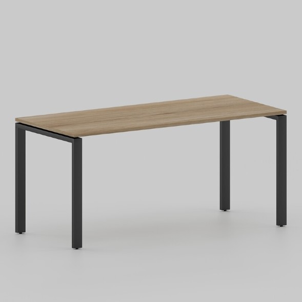 Стол Лофт 1200х600 на П-образных опорах, черный оптом