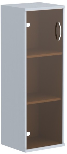 Шкаф колонка со стеклянной дверью СУ-2.4 Металлик 406*365*1200 оптом