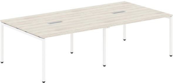 Конференц стол XSCT 2714 Сосна Эдмонт/Белый 2764х1406х750 XTEN-S оптом