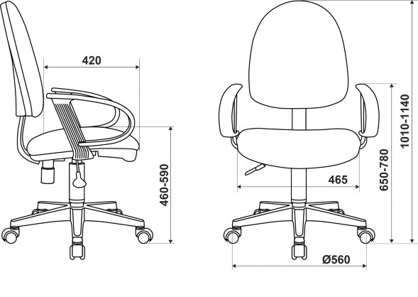 Компьютерное кресло Бюрократ CH-300 оптом