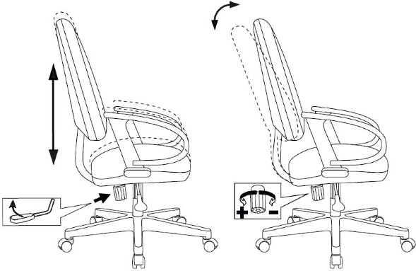 Компьютерное кресло Бюрократ CH-300 оптом
