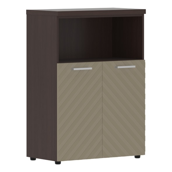 Шкаф с глухими малыми дверьми и топом TLMC 85.3 856х450х1203 TORR LUX оптом