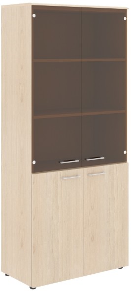 Шкаф комбинированный с топом WHC 85.2 Бук Тиара 856х432х1949 WAVE оптом