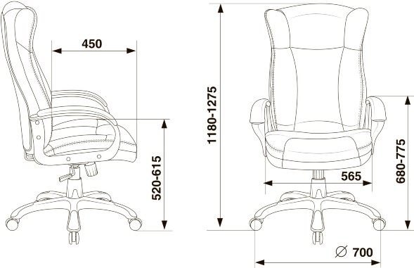Кресло руководителя БЮРОКРАТ CH-879N  оптом