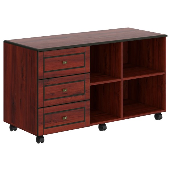 Тумба сервисная LCRT 1250(L) Темный каштан 1200х500х670 LAREX оптом