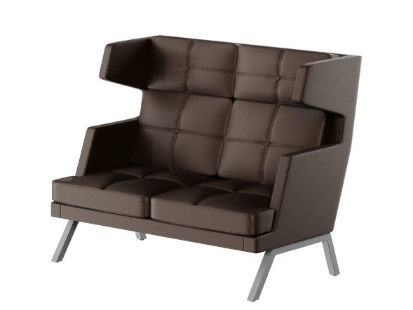 Алдо Диван двухместный высокий с декором из пуговиц ALDB-02 1430*960*1180 оптом