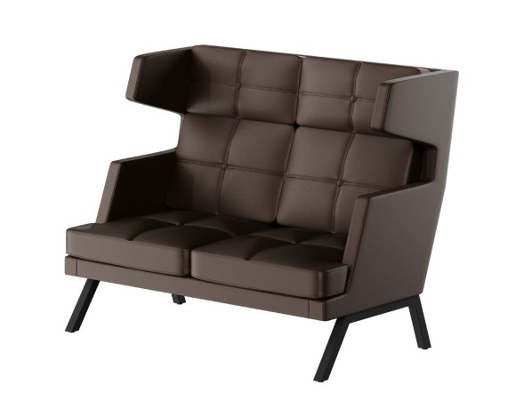 Алдо Диван двухместный высокий с декором из пуговиц ALDB-02 1430*960*1180 оптом