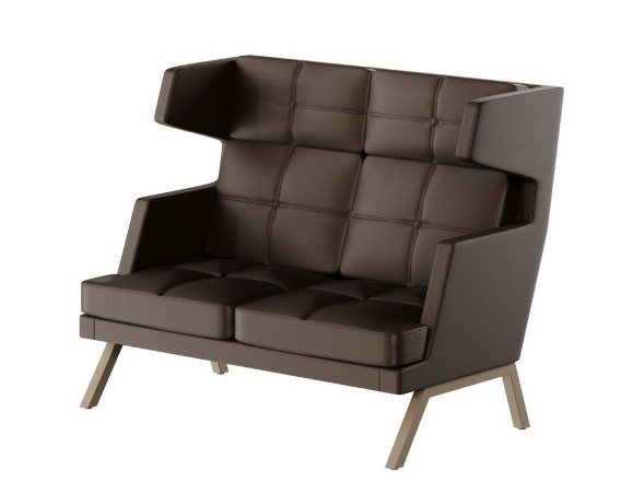 Алдо Диван двухместный высокий с декором из пуговиц ALDB-02 1430*960*1180 оптом