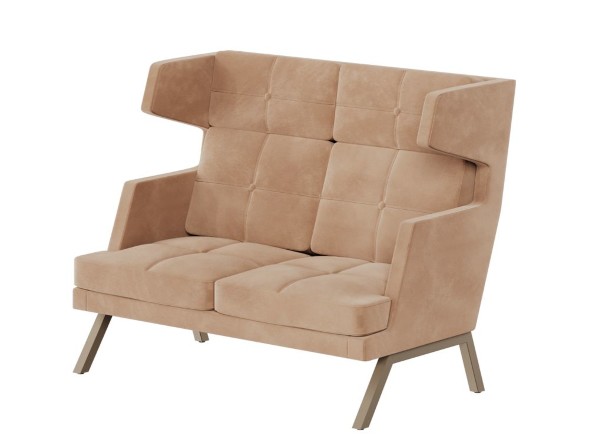 Алдо Диван двухместный высокий с декором из пуговиц ALDB-02 1430*960*1180 оптом