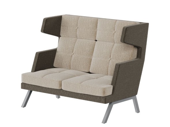 Алдо Диван двухместный высокий с декором из пуговиц ALDB-02 1430*960*1180 оптом